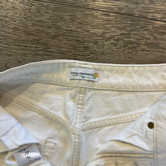 Heavy Manners Vanilla Sky White Jeans - Picture 9 of 11